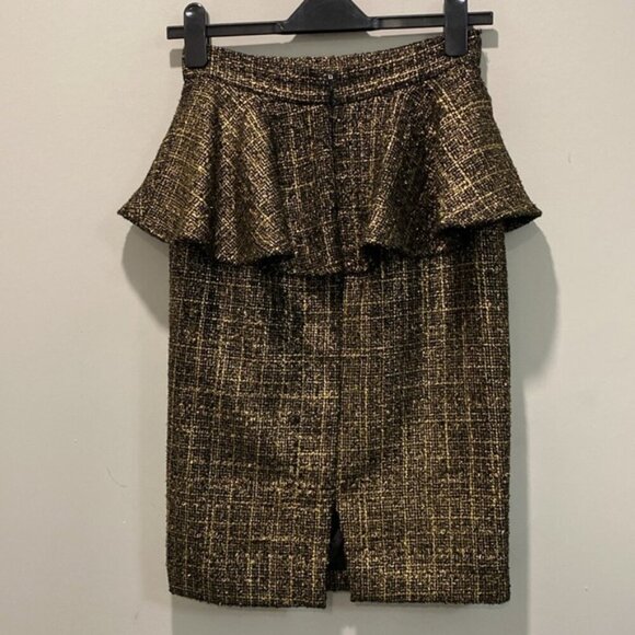 Missguided Peplum Skirt Frilly Midi Pencil - Picture 9 of 16